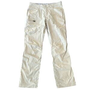 Eddie Bauer Men's Zip Cargo Pocket Hiking Pants Khaki Size 32x32